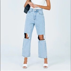 NWT PRINCESS POLLY US-8 HIGH RISE JEANS